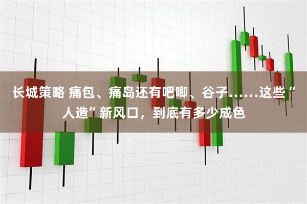 长城策略 痛包、痛岛还有吧唧、谷子……这些“人造”新风口，到底有多少成色